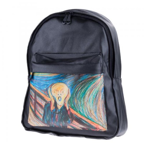 Edvard Munch Scream Baskılı Büyük Sırt Çantası Edvard Munch Scream Baskılı Büyük Sırt Çantası