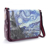 Van Gogh Starry Night Postacı Çantası Van Gogh Starry Night Postacı Çantası