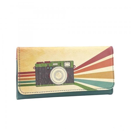 Perabags Yeşil Retro Kamera Baskılı Tütün Kesesi | Mıknatıslı ve Fermuarlı Perabags Yeşil Retro Kamera Baskılı Tütün Kesesi | Mıknatıslı ve Fermuarlı