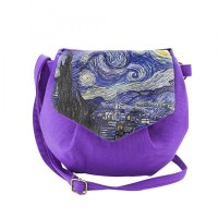 Van Gogh Starry Night Baskılı Heybe Van Gogh Starry Night Baskılı Heybe