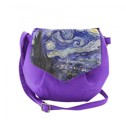 Van Gogh Starry Night Baskılı Heybe Van Gogh Starry Night Baskılı Heybe