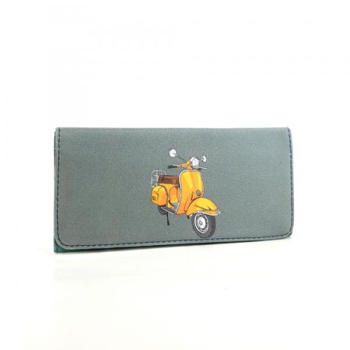 Perabags Turuncu Vespa Baskılı Tütün Kesesi | Mıknatıslı ve Fermuarlı Perabags Turuncu Vespa Baskılı Tütün Kesesi | Mıknatıslı ve Fermuarlı