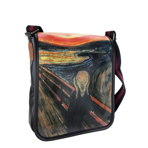 Perabags Çığlık Tablosu Baskılı Çapraz Çanta Perabags Çığlık Tablosu Baskılı Çapraz Çanta
