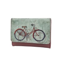 Bordo Retro Bisiklet Bozuk Paralıklı Cüzdan - Perabags Bordo Retro Bisiklet Bozuk Paralıklı Cüzdan - Perabags