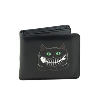 Perabags Yeşil Gözlü Kedi Baskılı Siyah Erkek Cüzdanı Perabags Yeşil Gözlü Kedi Baskılı Siyah Erkek Cüzdanı