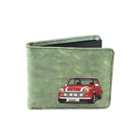 Perabags Kırmızı Mini Cooper Baskılı Erkek Cüzdanı Perabags Kırmızı Mini Cooper Baskılı Erkek Cüzdanı
