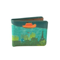 Perabags Uçan Daire Baskılı Taba Erkek Cüzdanı Perabags Uçan Daire Baskılı Taba Erkek Cüzdanı