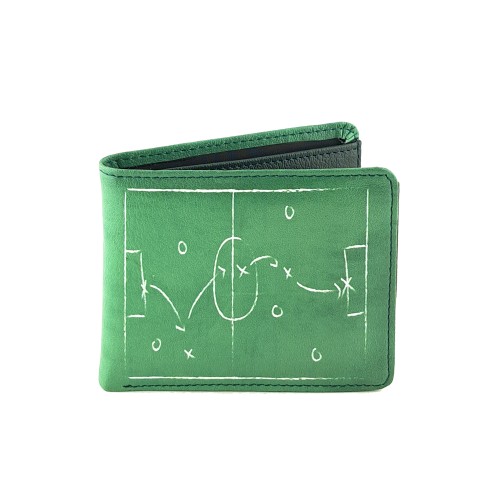Perabags Futbol Taktik Baskılı Yeşil Erkek Cüzdanı Perabags Futbol Taktik Baskılı Yeşil Erkek Cüzdanı