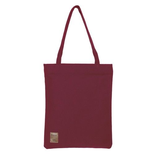Perabags Bordo Fermuarlı Kanvas Omuz Çantası