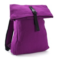 Perabags Mor Katlanır Kanvas Sırt Çantası Perabags Mor Katlanır Kanvas Sırt Çantası