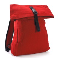 Perabags Kırmızı Katlanır Kanvas Sırt Çantası Perabags Kırmızı Katlanır Kanvas Sırt Çantası