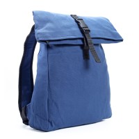 Perabags İndigo Mavi Katlanır Kanvas Sırt Çantası Perabags İndigo Mavi Katlanır Kanvas Sırt Çantası