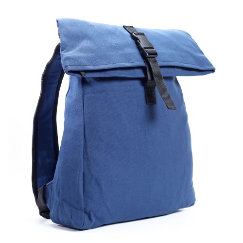 Perabags İndigo Mavi Katlanır Kanvas Sırt Çantası