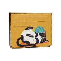 Perabags Hardal Fonda Kedi Desenli Kartlık Perabags Hardal Fonda Kedi Desenli Kartlık