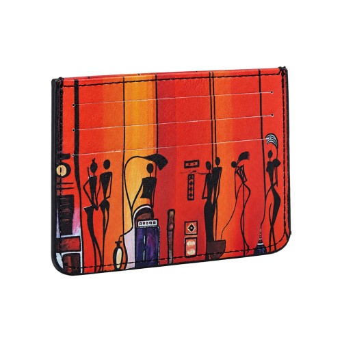 Perabags Afrika Figürleri Desenli Kartlık Perabags Afrika Figürleri Desenli Kartlık