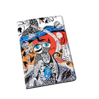 Perabags Mavi Gözlü Kedi Desenli Pasaport Cüzdanı Perabags Mavi Gözlü Kedi Desenli Pasaport Cüzdanı